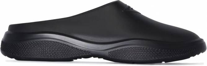 Prada Mellow slippers Zwart