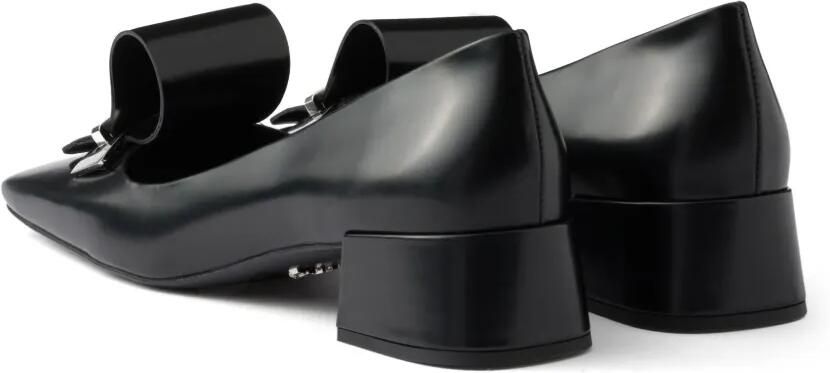 Prada 35 mm pumps van geborsteld leer Zwart - Foto 5