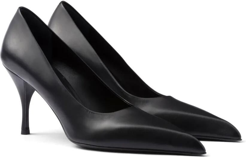 Prada 85 mm leren pumps Zwart - Foto 5