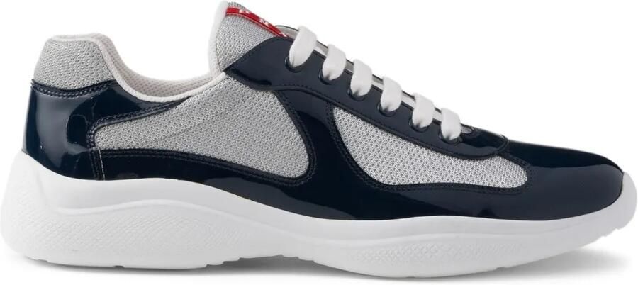 Prada America's Cup chunky sneakers met vlakken Blauw