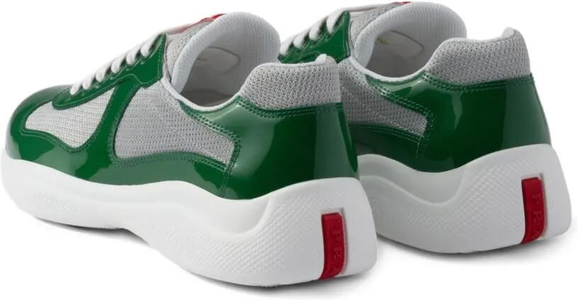 Prada America's Cup glanzende sneakers Groen - Foto 5