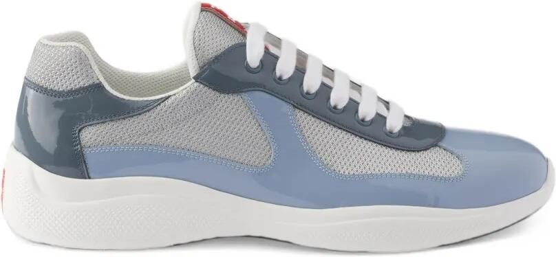 Prada America's Cup lace-up sneakers Blauw