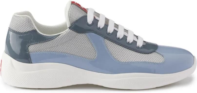 Prada America's Cup lace-up sneakers Blauw