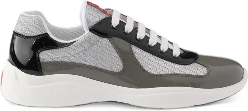 Prada America's Cup lace-up sneakers Grijs