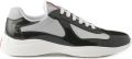 Prada America's Cup lakleren en technische sneakers Grijs - Grijs
