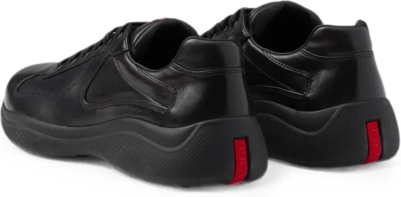 Prada America's Cup nappa leren sneakers Zwart - Foto 5