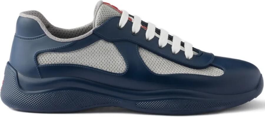 Prada America's Cup sneakers met fietspatch Blauw