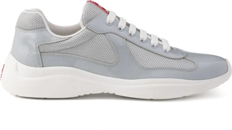 Prada America's Cup sneakers met logopatch Grijs
