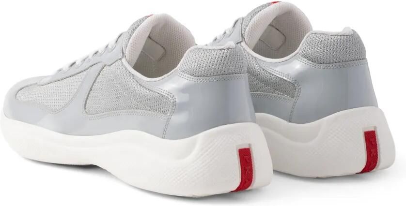 Prada America's Cup sneakers met logopatch Grijs - Foto 4