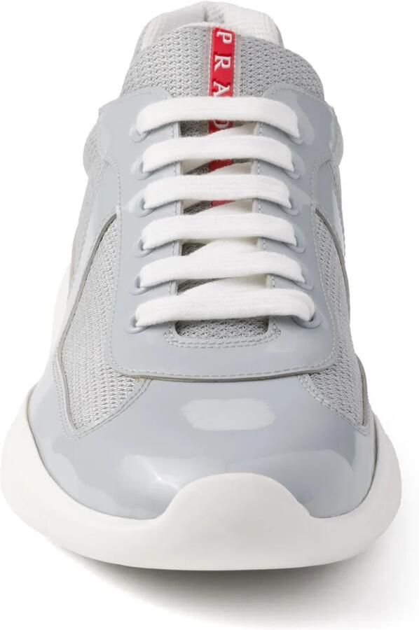 Prada America's Cup sneakers met logopatch Grijs - Foto 3