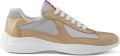 Prada America's Cup sneakers met vlakken Beige - Beige