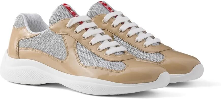 Prada America's Cup sneakers met vlakken Beige - Foto 5
