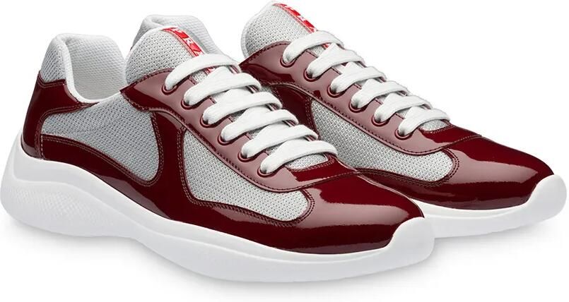 Prada America's Cup sneakers met vlakken Rood - Foto 5