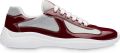 Prada America's Cup sneakers met vlakken Rood - Rood