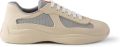 Prada America's Cup sneakers van fietsstof en rubber Beige - Beige