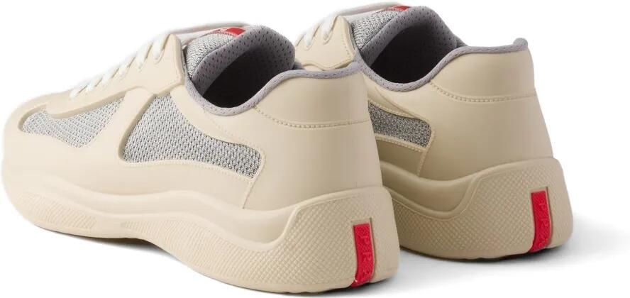 Prada America's Cup sneakers van fietsstof en rubber Beige - Foto 5