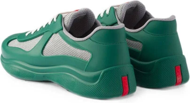 Prada America's Cup sneakers van fietsstof en rubber Groen - Foto 4