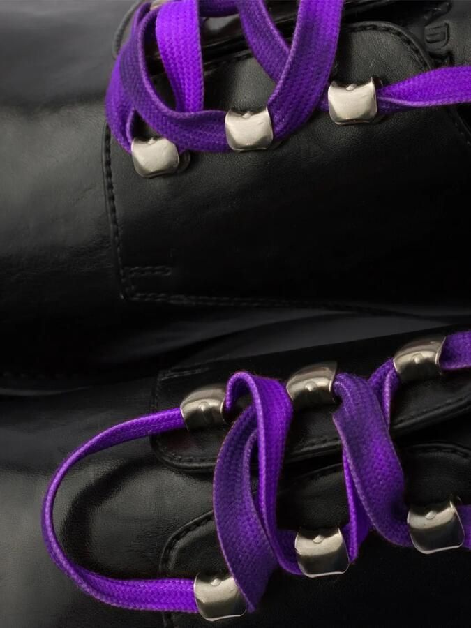 Prada Antieke leren veterschoenen Zwart - Foto 3