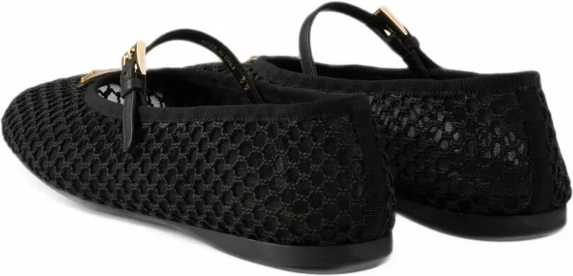 Prada Ballerina's met mesh Zwart - Foto 4