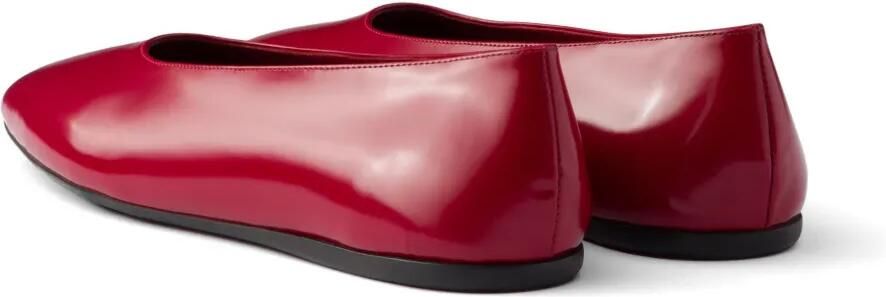 Prada Ballerina's van geborsteld leer Rood - Foto 4