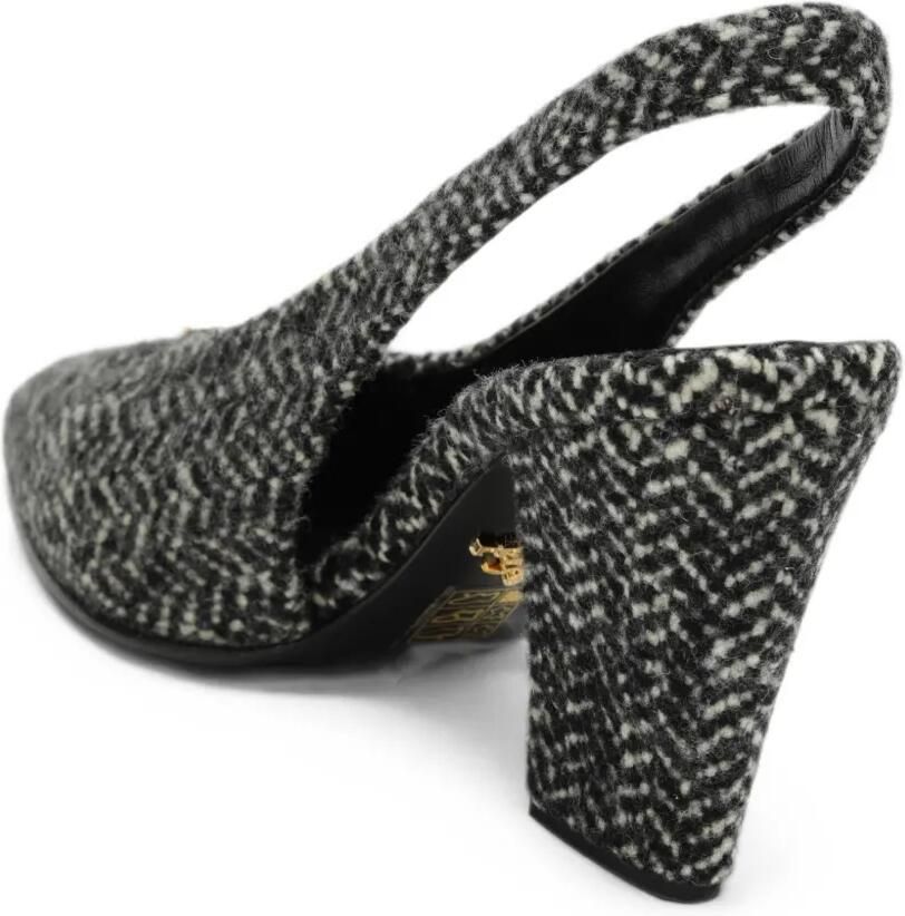 Prada Chevron slingback pumps Zwart - Foto 2