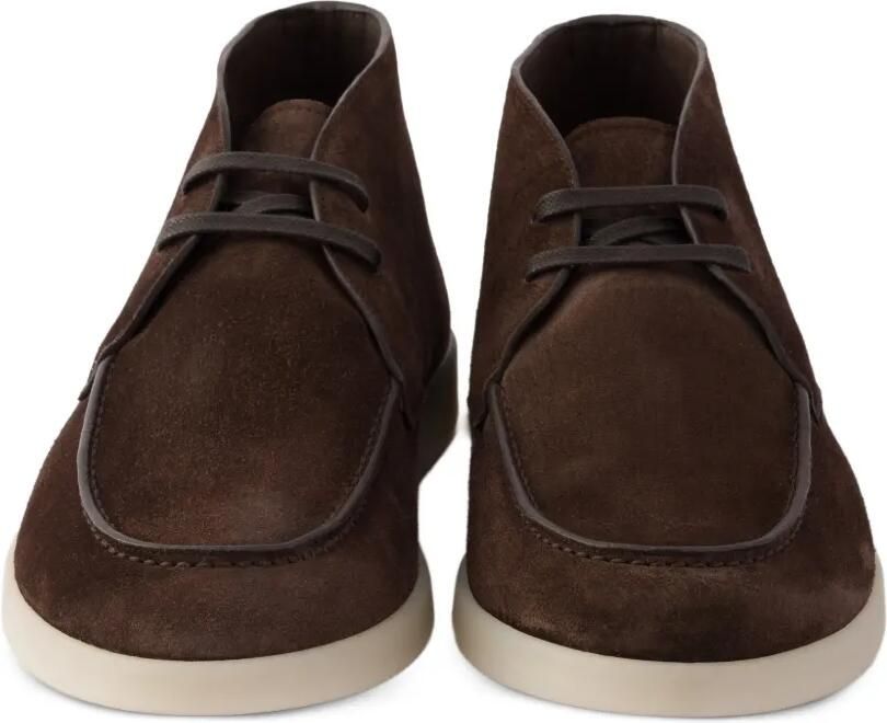 Prada Chukka suède laarzen Bruin - Foto 3