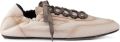 Prada Collaps nappa leren sneakers met haken Beige - Beige