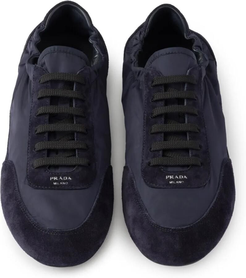 Prada Collapse Re-Nylon suède sneakers Blauw - Foto 2