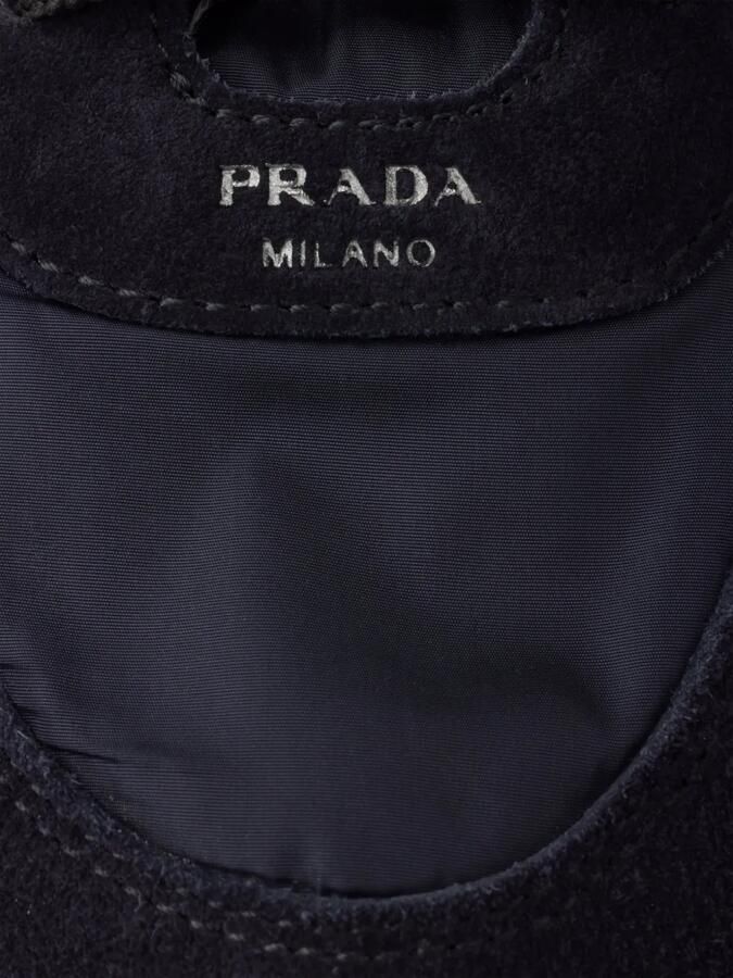 Prada Collapse Re-Nylon suède sneakers Blauw - Foto 3