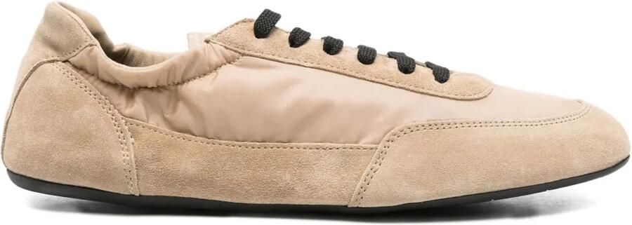 Prada Collapse sneakers met vlak Beige