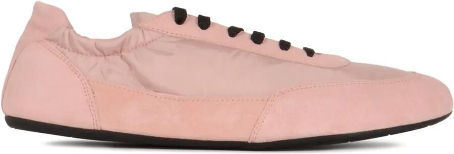 Prada Collapse suède sneakers Roze