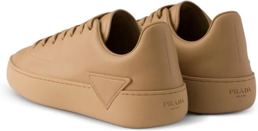 Prada Court leren sneakers Beige - Foto 4