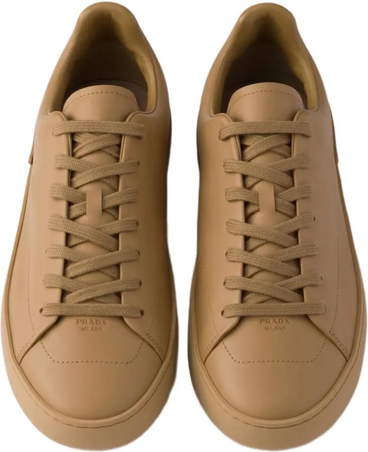 Prada Court leren sneakers Beige - Foto 2