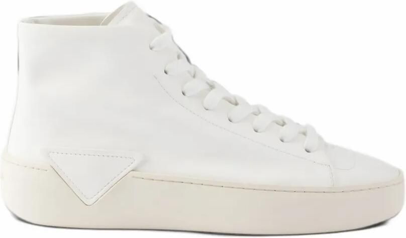 Prada Court leren high-top sneakers Wit