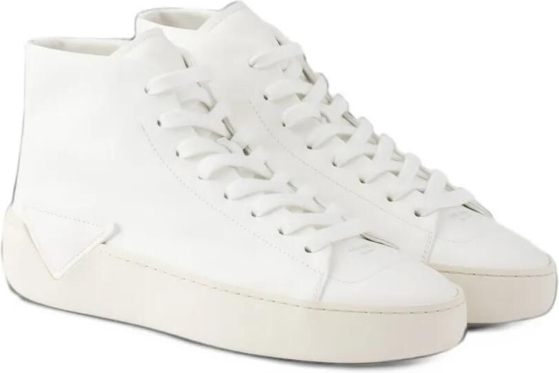 Prada Court leren high-top sneakers Wit - Foto 4