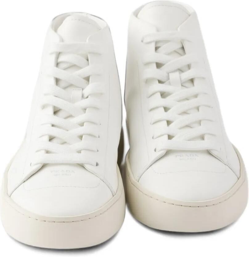 Prada Court leren high-top sneakers Wit - Foto 2