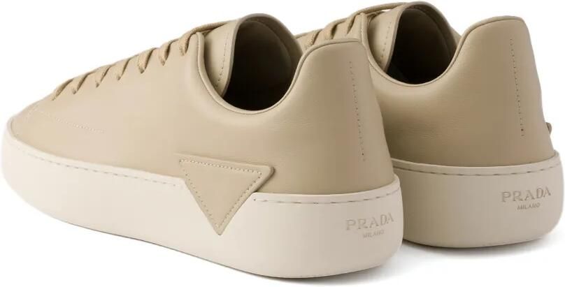 Prada Court leren sneakers Beige - Foto 5