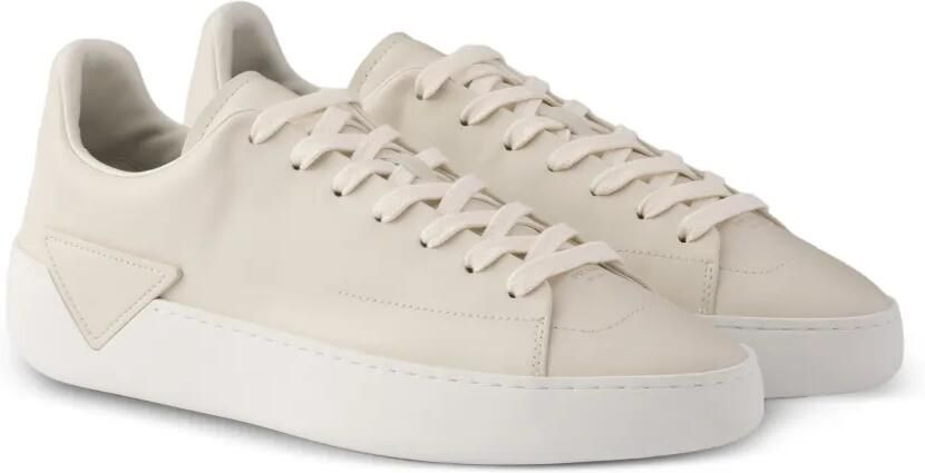 Prada Court leren sneakers Beige - Foto 4