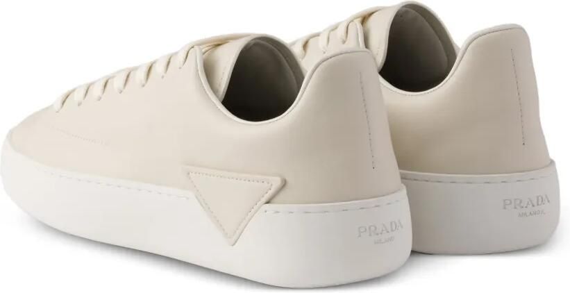 Prada Court leren sneakers Beige - Foto 5