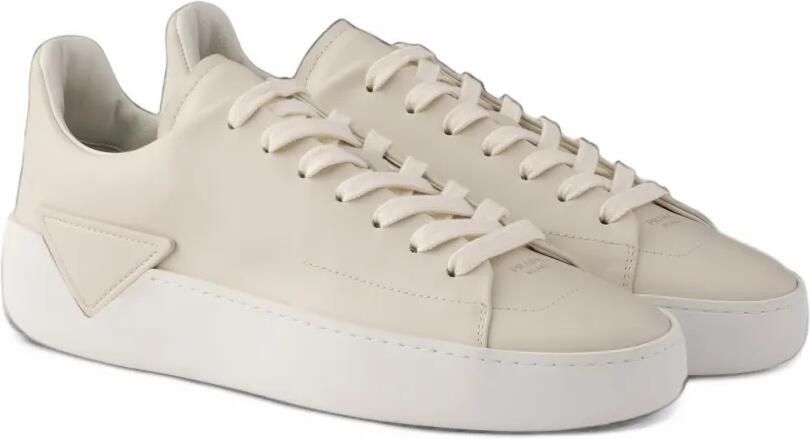 Prada Court leren sneakers Beige - Foto 4