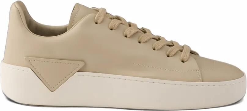 Prada Court leren sneakers Beige