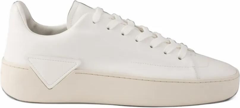 Prada Court leren sneakers Wit