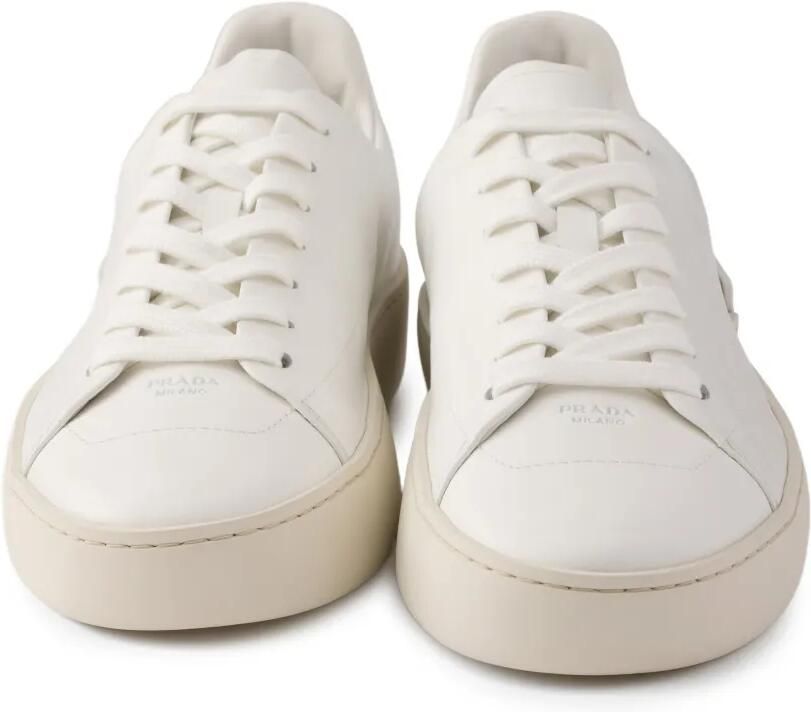 Prada Court leren sneakers Wit - Foto 3