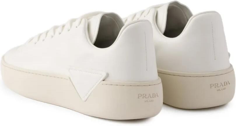 Prada Court leren sneakers Wit - Foto 5