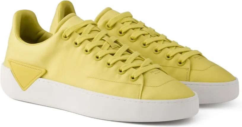 Prada Court Re-Nylon sneakers Geel - Foto 4