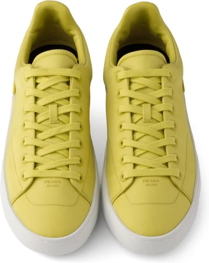 Prada Court Re-Nylon sneakers Geel - Foto 2