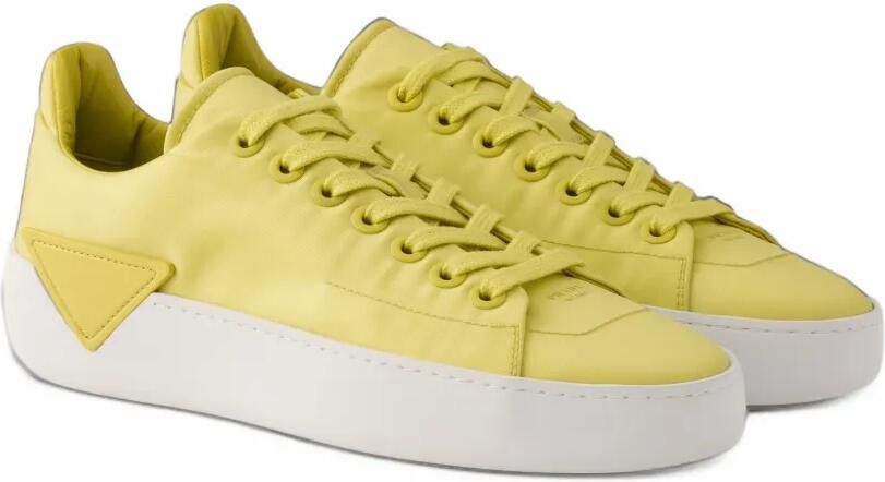 Prada Court Re-Nylon sneakers Geel - Foto 4