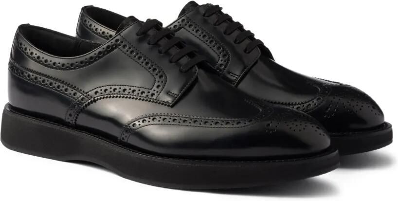 Prada Derby veterschoenen Zwart - Foto 4