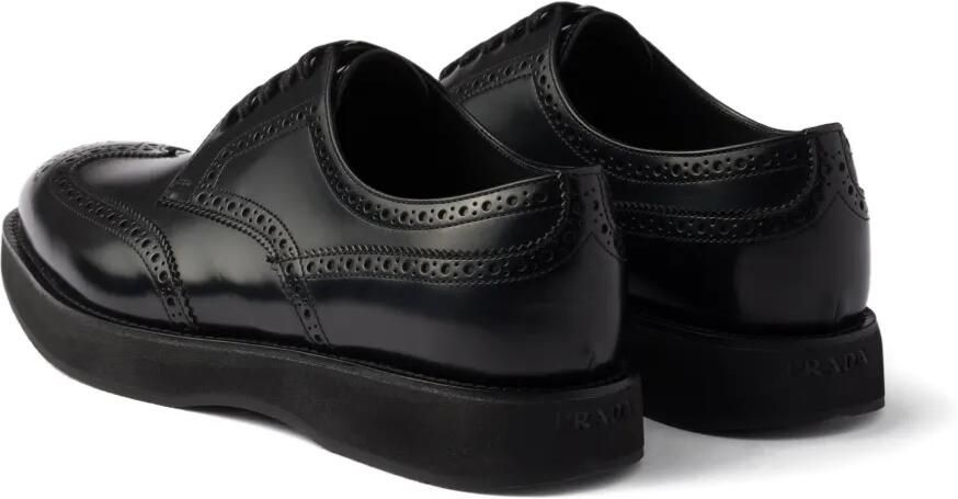 Prada Derby veterschoenen Zwart - Foto 3