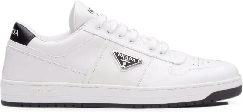 Prada Downtown leren sneakers Wit